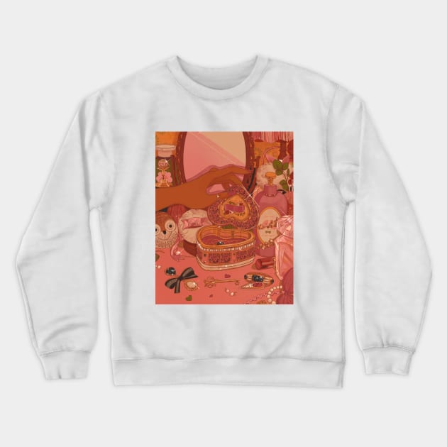 Treasure Box Crewneck Sweatshirt by eniddin